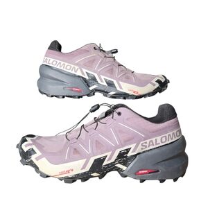 Salomon Womens Ashes Of Roses Speedcross 6 GTX Trail Running Shoes 8.5